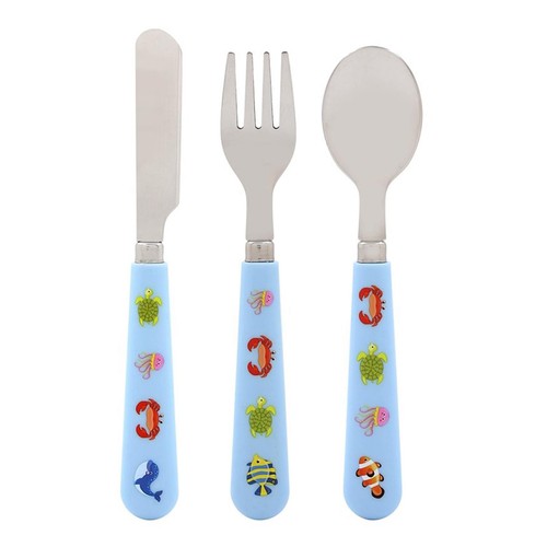 Meeresleben besteckset kinder - besteckset,
