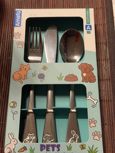 Amefa kinderbesteck set pets - kinderbesteck-set,