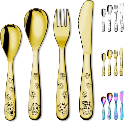 Berglander gold kinderbesteck - gold,