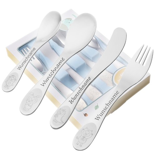 Kinderbesteck teilig mit - kinderbesteck,